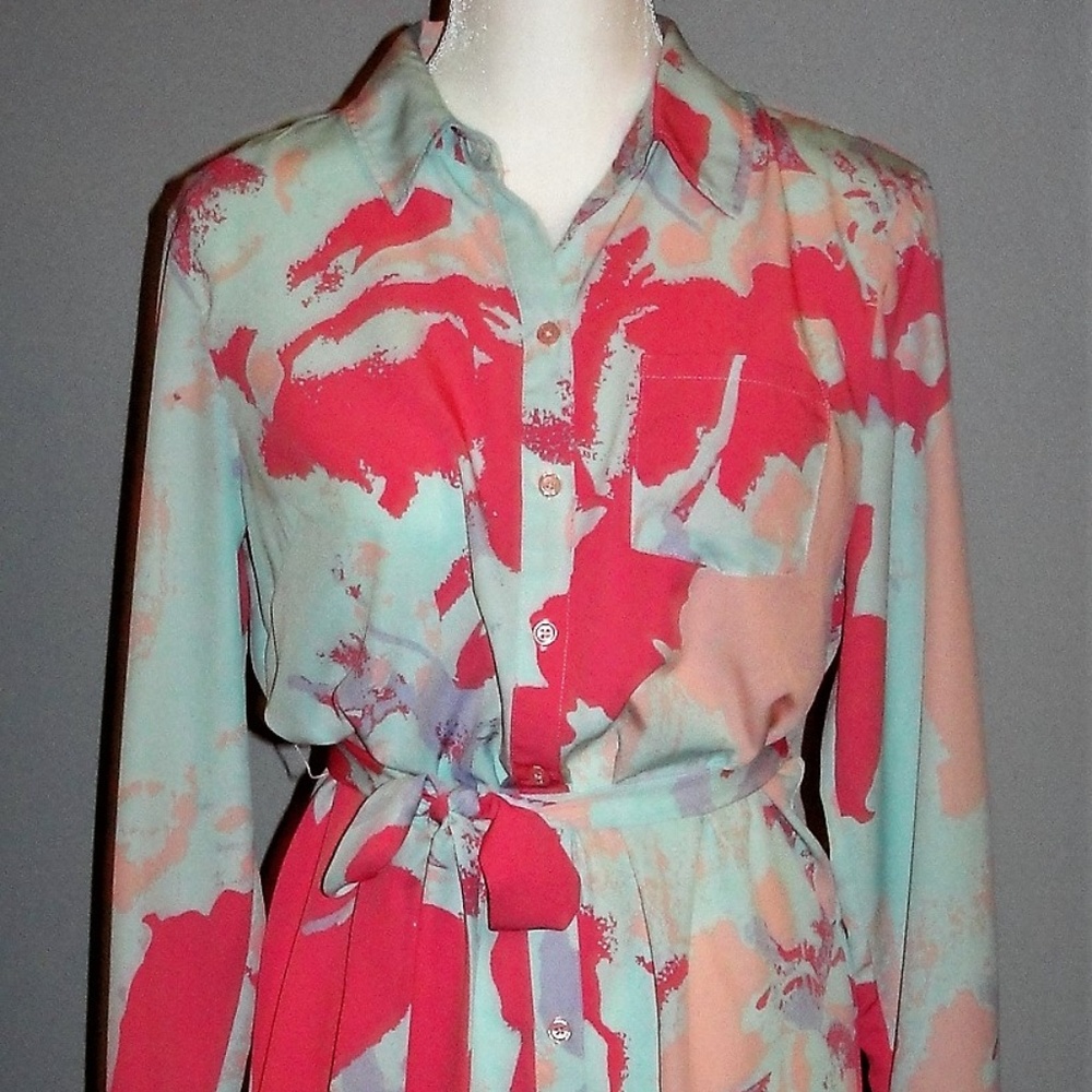 Long Sleeve, Empire Waste Daisy Fuentes Dress
